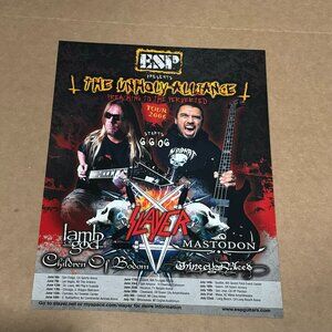 Slayer - The Unholy Alliance - ESP Guitars - 2006 Print Promo Advertisement